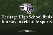 Heritage High School finds fun way to celebrate sports