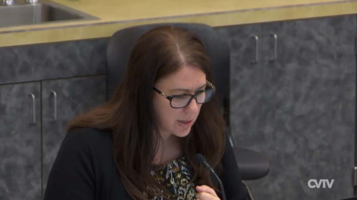 Interim County Manager Kathleen Otto Otto said her immediate focus is the county’s response to COVID-19, “including supporting Public Health, they are doing the work, assisting staff with operation impacts, budget implications and communication.’’ Image courtesy of CVTV