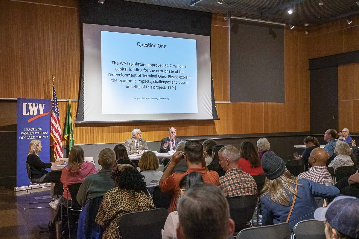 The League of Women Voters of Clark County will host candidate forums for four primary races in early July. Due to restrictions in place for COVID-19, this year’s forums will be held via video conferencing and will be live-streamed. Photo by Mike Schultz