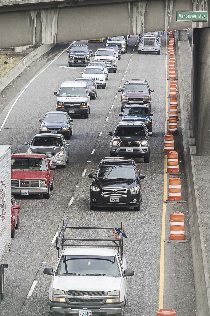ODOT is expecting up to 4 miles of traffic in I-5 during the height of the bridge closure, with that congestion lasting 16 hours a day. Clark County Today file photo