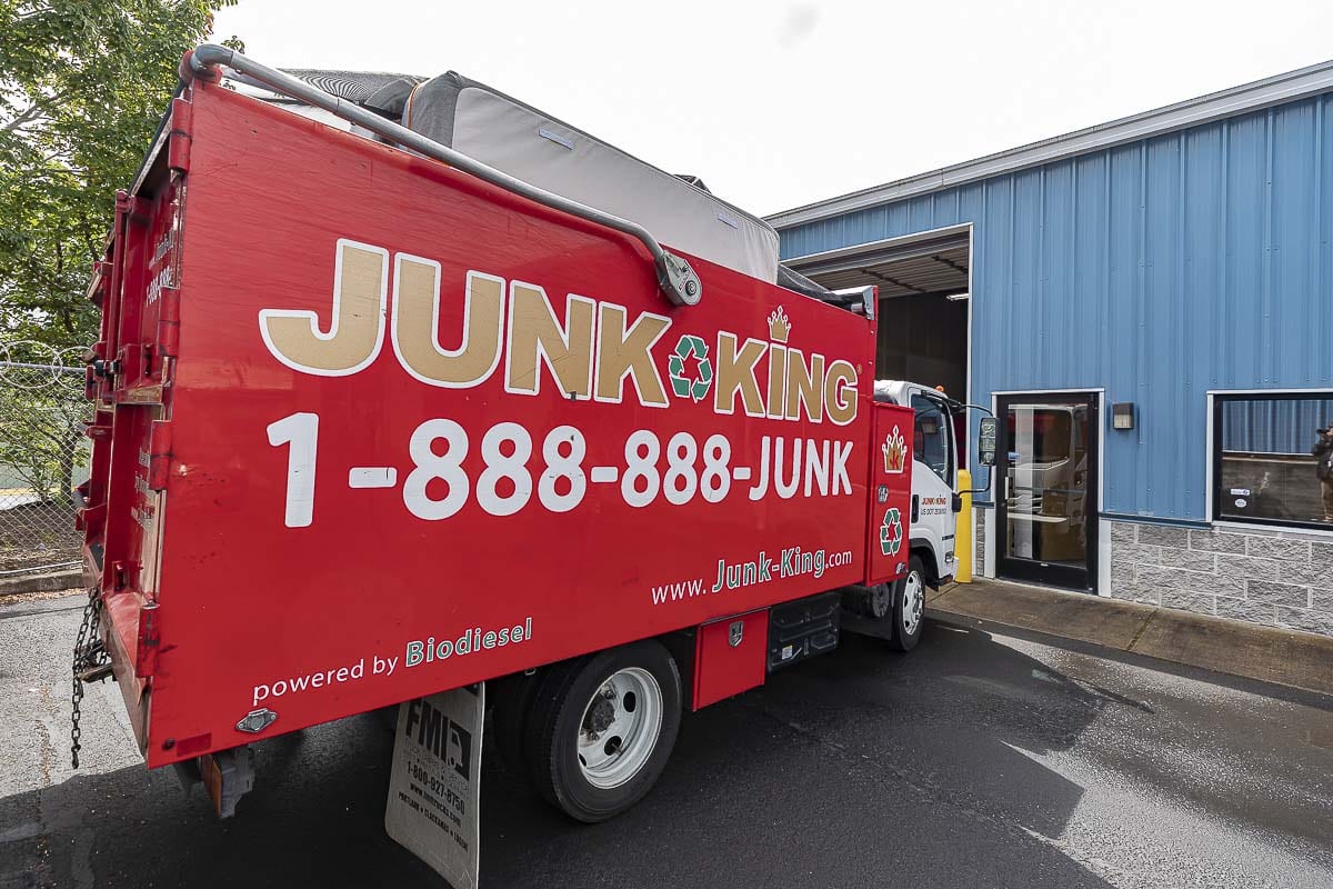 The Junk King has two franchises in the Vancouver-Portland area. The Vancouver office opened in February, just before the pandemic hit. Photo by Mike Schultz