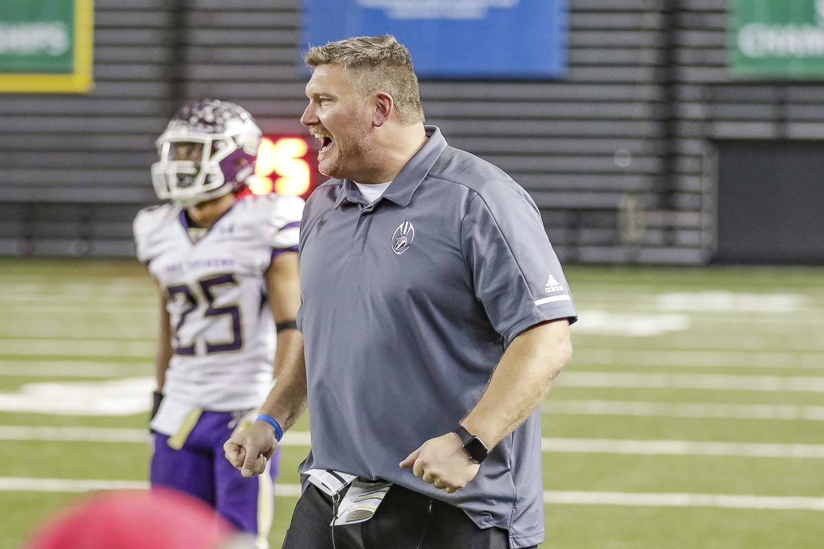 Union football coach Rory Rosenbach is also the school’s athletic director. It will be a strange sports year to plan, but he appreciates the WIAA’s latest approach. Photo by Mike Schultz