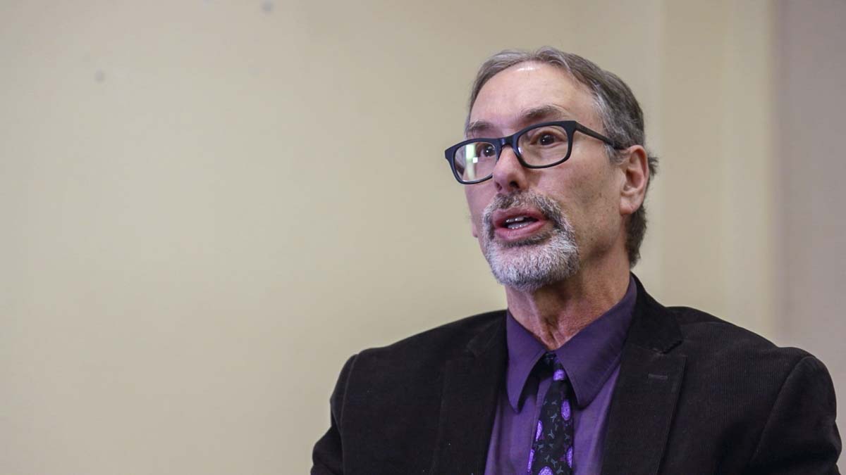 Clark County Public Health Officer Dr. Alan Melnick during an interview in March, 2020. Photo by Chris Brown