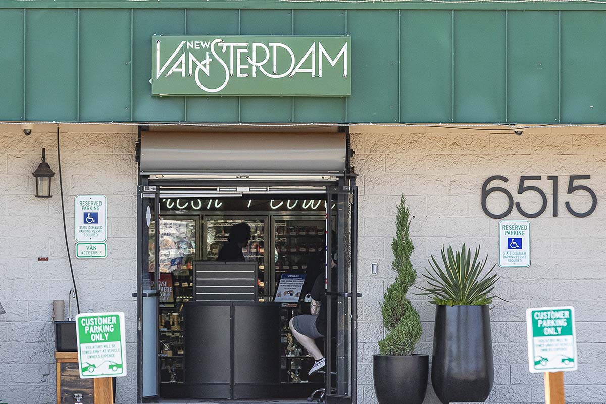 New Vansterdam marijuana shop in Vancouver has three locations across the Pacific Northwest, and would be the only shop with the proper licensing to open a location in Camas if Initiative 1 passes. Photo by Mike Schultz