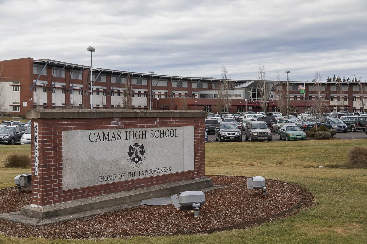 Camas schools have moved further away from in-school instruction due to increasing COVID-19 cases being reported in Clark County. Photo by Mike Schultz.
