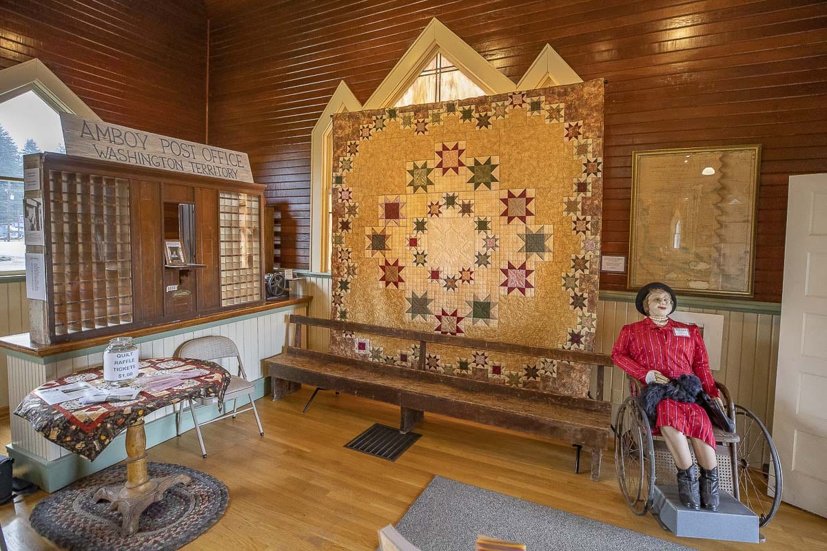 A handmade quilt, much like this one seen here, will be raffled off this weekend. Photo by Mike Schultz
