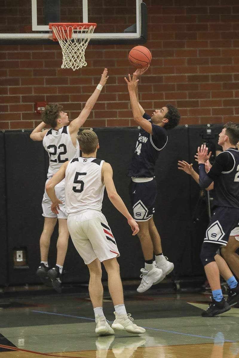 Jace Chatman helped Skyview reach the Class 4A state quarterfinals this past winter. Now a senior, he told his coach he and his family have moved out of state.. Photo by Mike Schultz