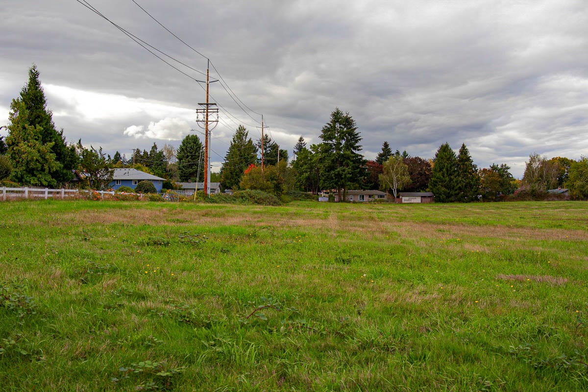 9.5 acres of land along NW Franklin St. in Vancouver will become Dollie and Ed’s Park, in honor of Ed and Dollie Lynch. Photo by Jacob Granneman
