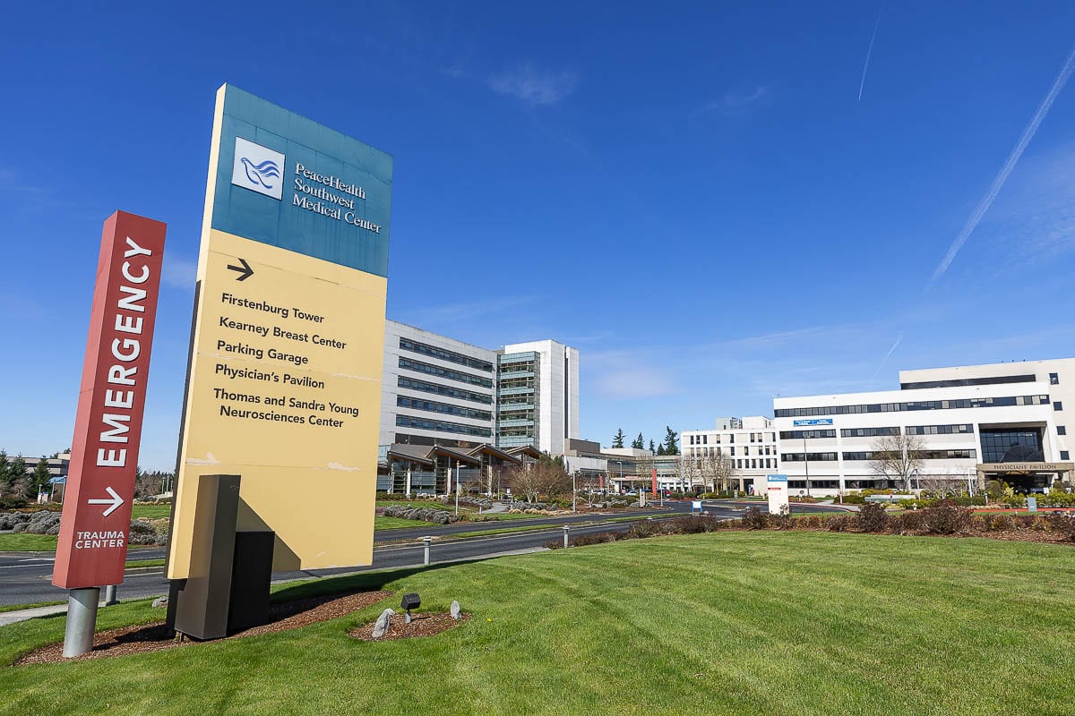 PeaceHealth Southwest Medical Center in Vancouver. File photo
