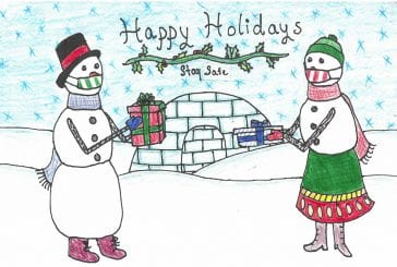 Seventh grader submits winning design in Ridgefield School District’s Holiday Greeting Card Contest