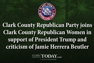 Clark County Republican Party joins Clark County Republican Women in support of President Trump and criticism of Jamie Herrera Beutler