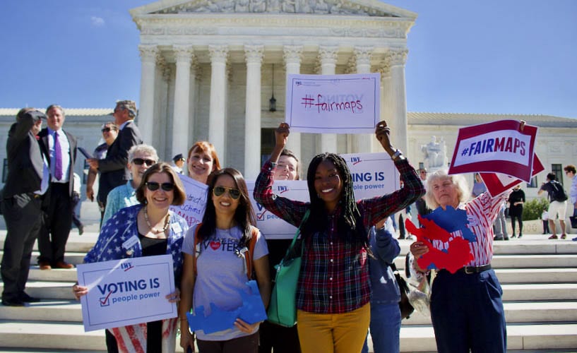 The League of Women Voters on a national level is putting forward educational resources on how citizens can become involved in the redistricting process in their states. Photo courtesy of the LWVUS