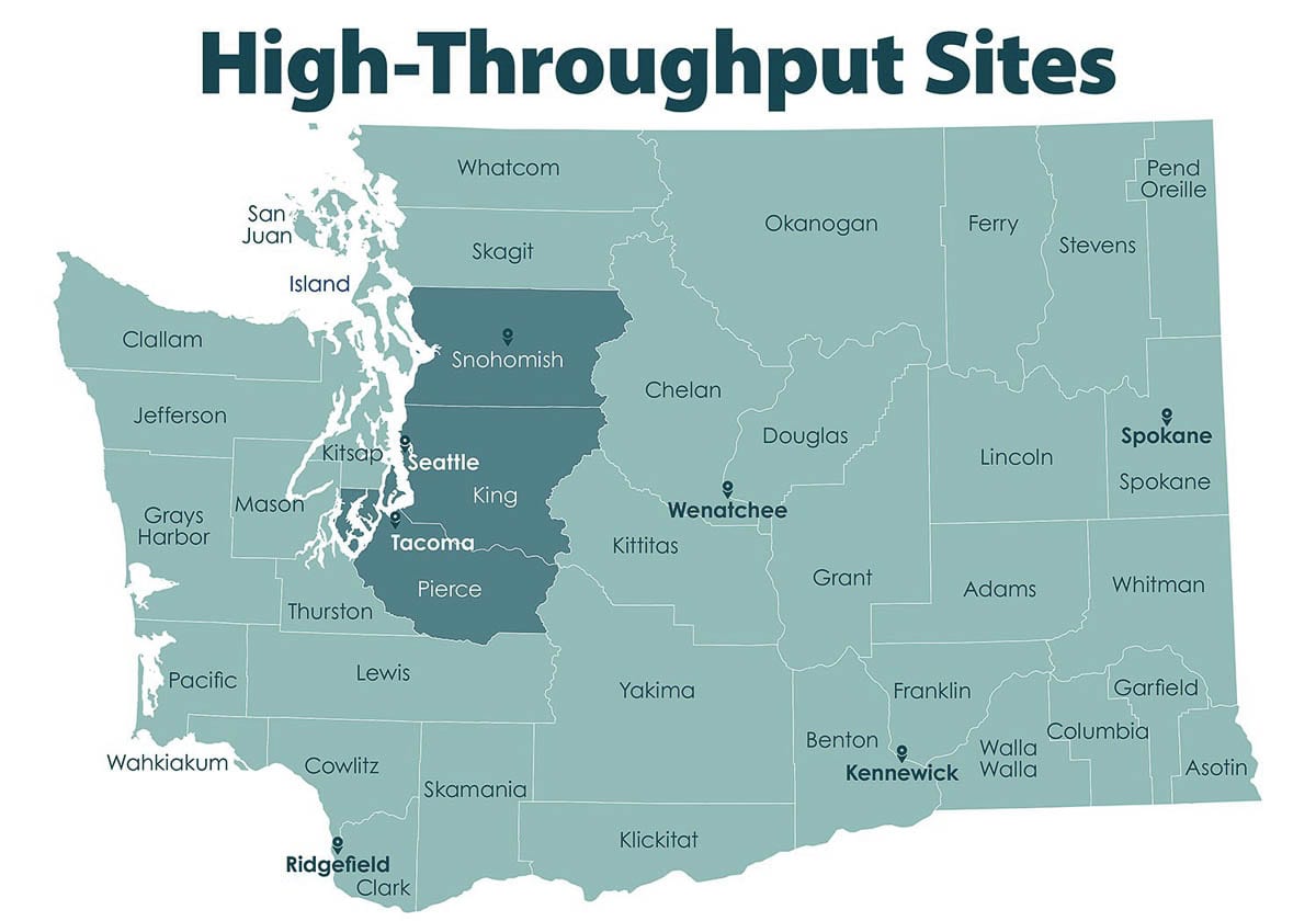 At least five mass vaccination sites are planned around the state, including one at the Clark County Fairgrounds in Ridgefield. Image courtesy Office of Washington Gov. Jay Inslee