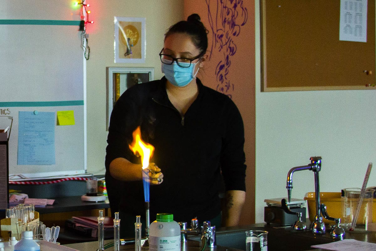 Woodland High School Science Teacher Uses Explosive Experiments To 