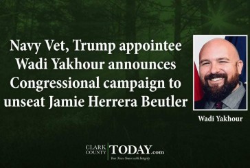 Navy Vet, Trump appointee Wadi Yakhour announces Congressional campaign to unseat Jamie Herrera Beutler