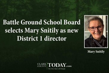 Battle Ground School Board selects Mary Snitily as new District 1 director