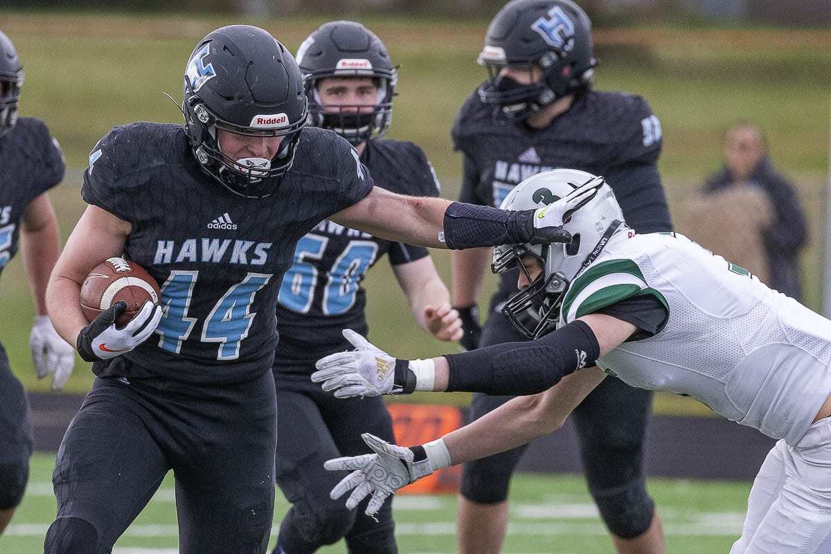 Hockinson’s Cody Wheeler said he takes pride in representing Southwest Washington, playing for one of the premiere programs in the state. Photo by Mike Schultz