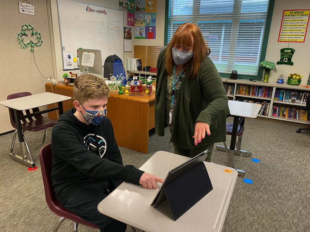 Canyon Creek Middle School sixth grader Noah Dentler is an example of the significant progress some students were able to make during the pandemic. Photo courtesy of Washougal School District