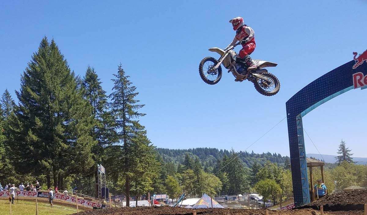 Professional riders come to Washougal every year for the National event, but Washougal MX Park is for amateurs as well. The sport and the park are passions of the Huffman family. Ralph Huffman, co-owner of the park, died Monday. Photo by Paul Valencia