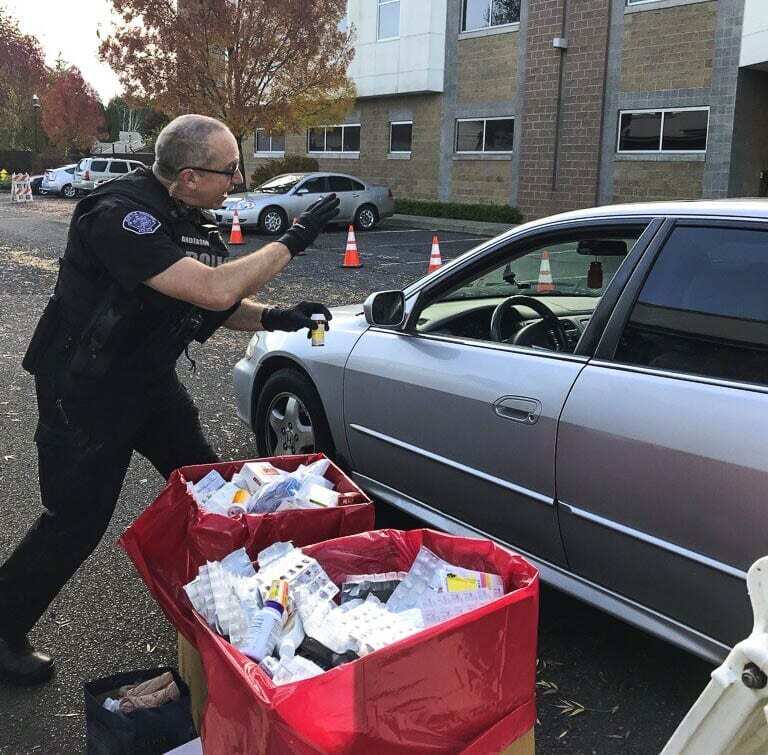 The Battle Ground Police Department is one of the sites participating in a drive-thru drug take-back event on April 24. Photo courtesy of Educational Service District 112