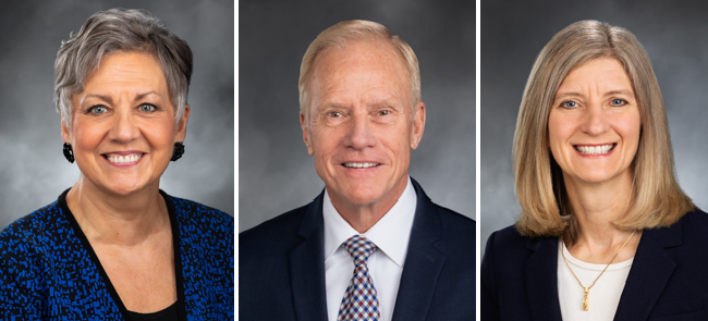 Sen. Lynda Wilson, Rep. Paul Harris and Rep. Vicki Kraft (left to right) will participate in a virtual town hall on May 13. Photo courtesy of Washington State House Republicans