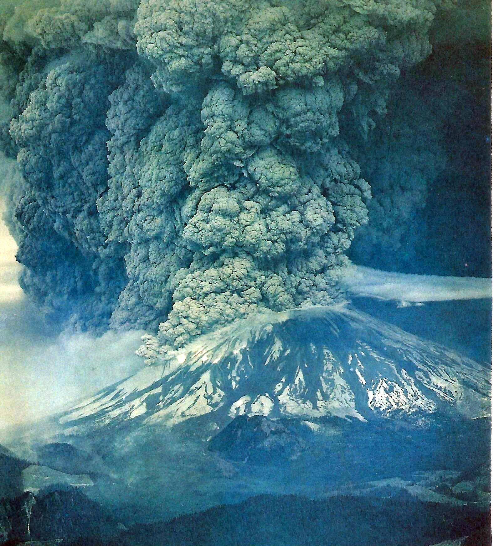 North Clark Historical Museum will present an exhibit featuring Mt. St. Helens before, during, and after the major eruption May 18, 1980 -- 41 years ago. Photo courtesy of North Clark Historical Museum