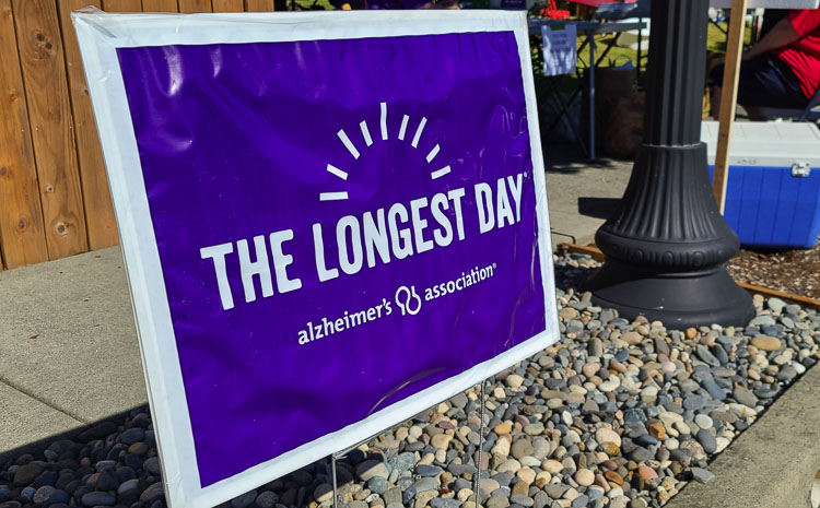 The Longest Day is the day with the most light, and the Alzheimer’s Association wants people to fight the darkness of Alzheimer’s with fundraisers. Photo by Paul Valencia