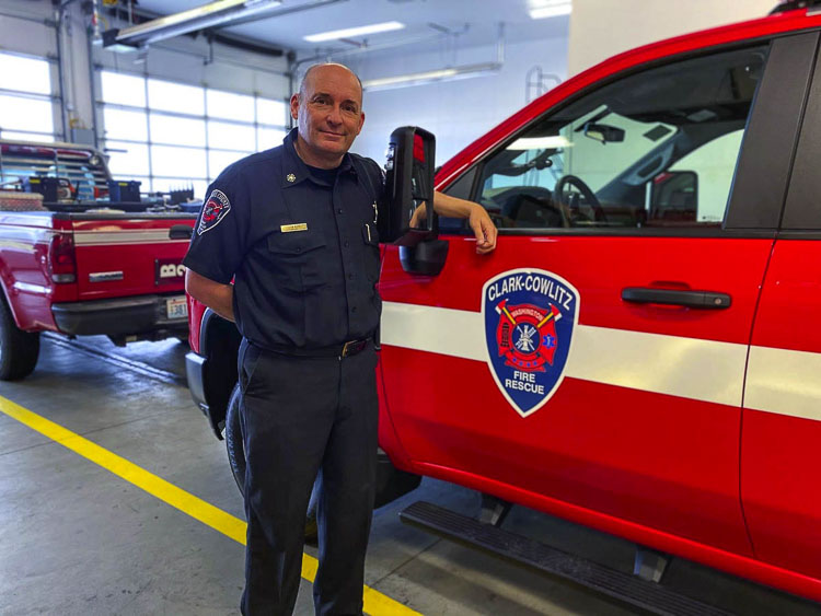 Chief John Nohr is asking area residents to celebrate the Fourth of July without fireworks this year. Photo courtesy of Clark-Cowlitz Fire Rescue