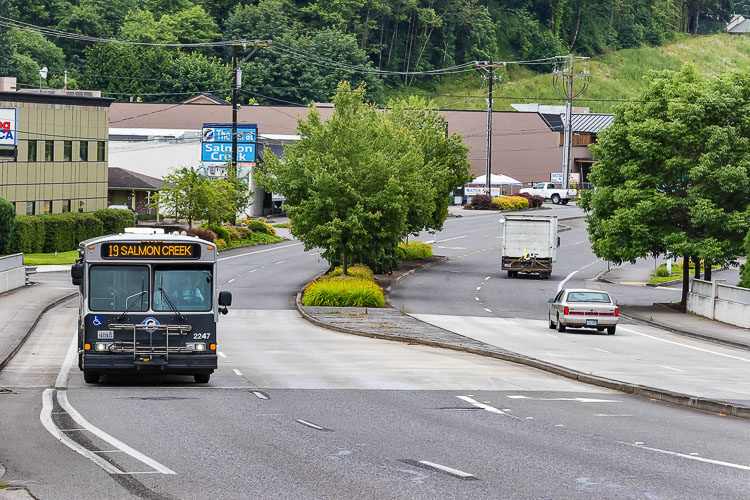 The comprehensive transportation system planning project, also known as Vancouver Moves, examines travel conditions for all users of the city's transportation system, including those who drive, walk, bicycle, use mobility aids, ride transit or deliver freight. Photo by Mike Schultz