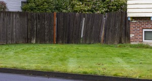 Tire tracks are visible in the lawn of this Hazel Dell home near the location of the office-involved shooting that led to the death of Battle Ground resident Jenoah Donald that took place Feb. 4. File photo