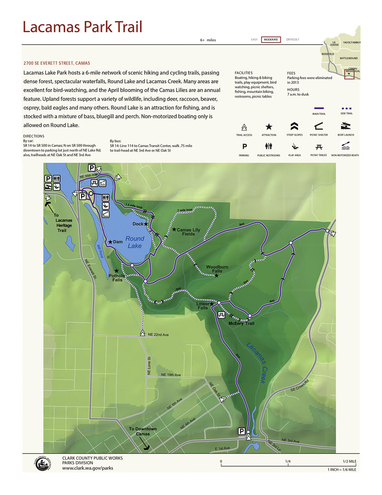 The Lacamas Regional Park is a 312-acre park which extends through portions of the city of Camas and areas of unincorporated Clark County. Image courtesy of Clark County Sheriff’s Office