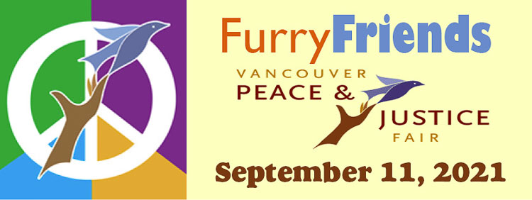 Furry Friends offers microchipping, educational information & merchandise for sale at the Peace and Justice Fair