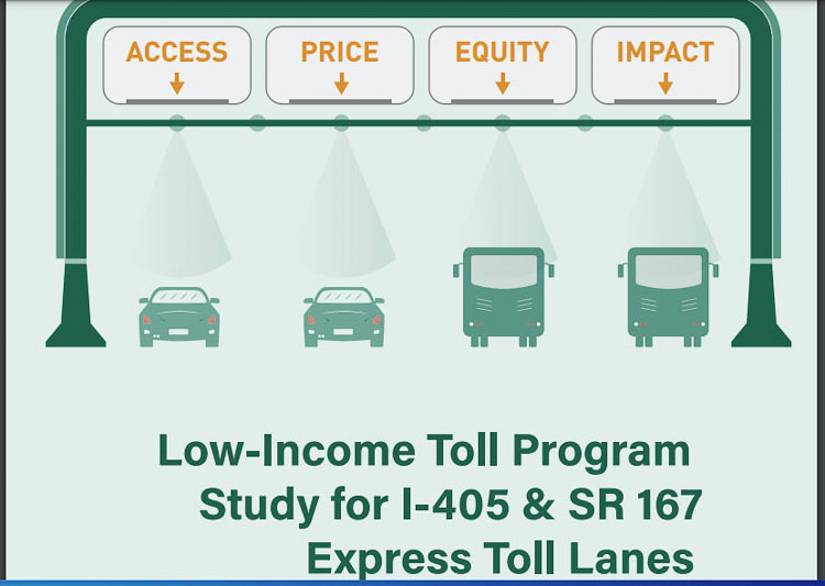 The Washington State Transportation Commission voted to increase tolls on three facilities this week by 15 percent on the SR 99 Tunnel and the 520 floating bridge, and 25 cents on the Tacoma Narrows Bridge. The commission also issued an initial study on a Low Income Toll Program. Graphic courtesy of the WSTC