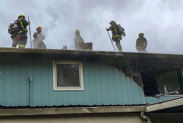 Vancouver firefighters battle apartment fire