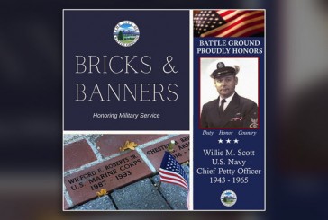 Area residents can honor military service with a commemorative brick or customized banner