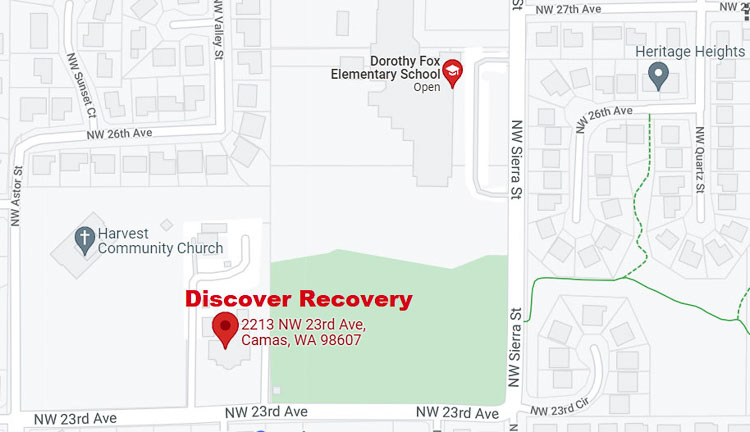A Clark County hearings examiner approved the application for a 15-bed inpatient drug and alcohol detox facility. It is located in between the Dorothy Fox Elementary School and a local church. Graphic by John Ley