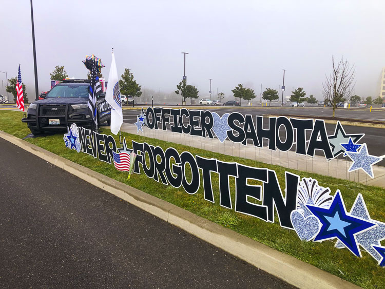 The Memorial Service for Vancouver Police officer Donald Sahota will be held today at 1 p.m. at ilani Casino Resort. Photo by Mike Schultz