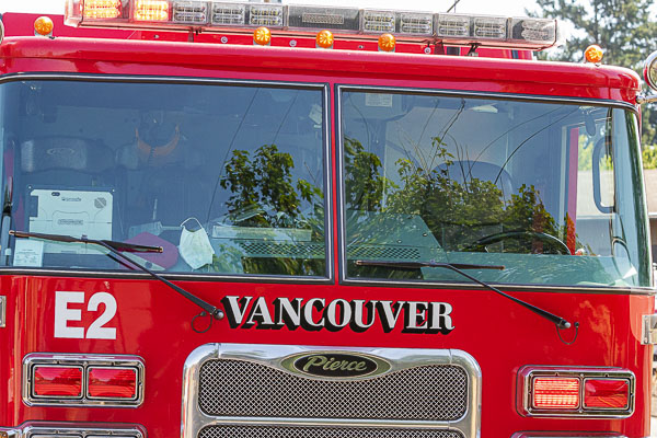 Vancouver Fire Department personnel were able to rescue a woman from a house fire Tuesday night.