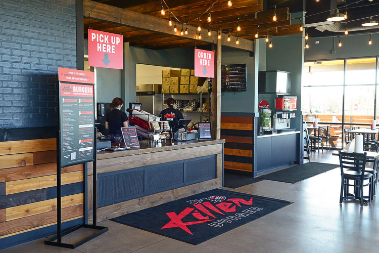 The new Vancouver Killer Burger restaurant is located at 14321 NE Fourth Plain Boulevard in the Evergreen Crossing shopping center. Photo courtesy Killer Burger