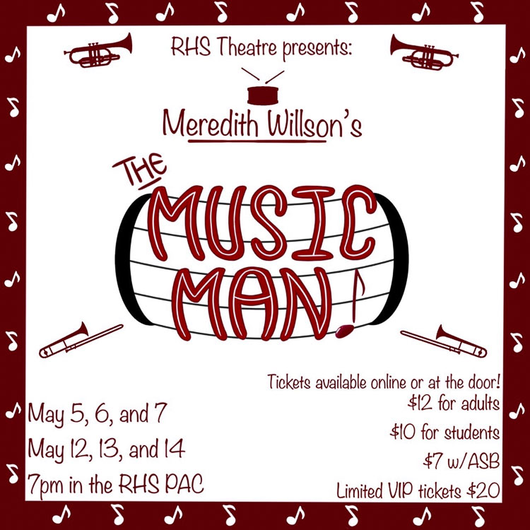 Ridgefield High School Theatre returns to the stage next week, kicking off a run of six performances of Meredith Willson’s beloved musical “The Music Man.”