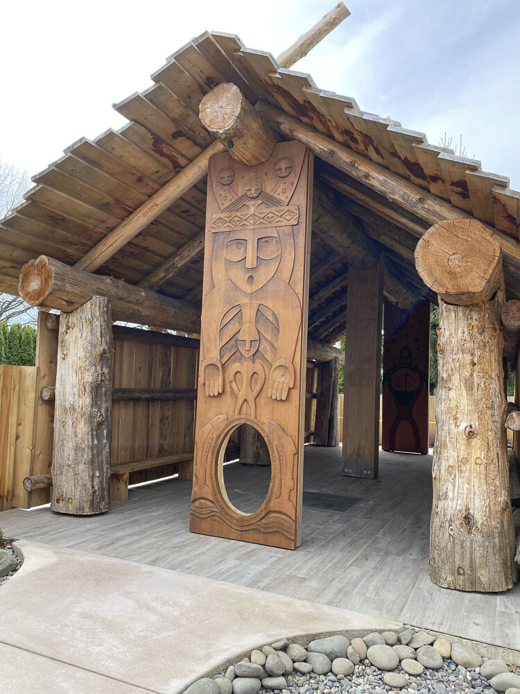 The Gathering Place at Washuxwal is one of the newest exhibits that will interest and delight guests to the Two Rivers Heritage Museum. Photo courtesy Camas-Washougal Historical Society