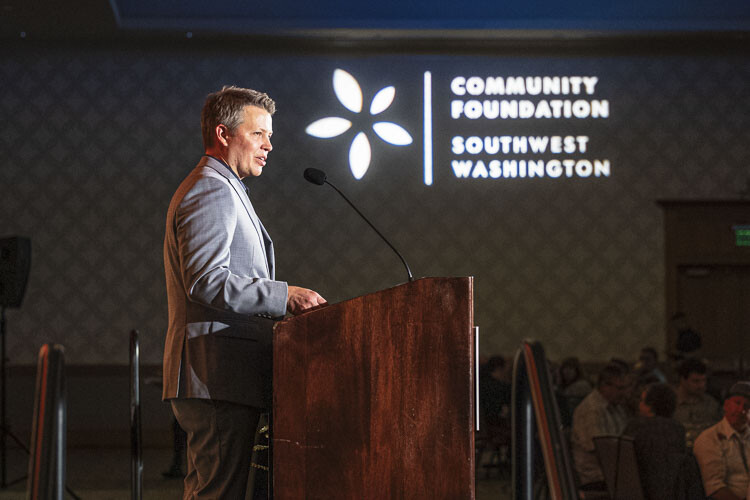 Matt Morton, president of the Community Foundation for Southwest Washington, reported that the organization had $413 million in total charitable assets invested for granting purposes at the close of last year. Photo courtesy of Tom Cook Photography