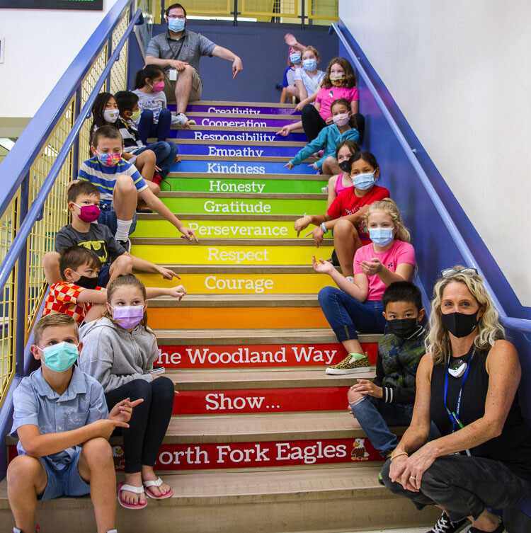 Woodland's elementary schools were the first in the region to return to full-time in-person learning. Photo courtesy Woodland School District