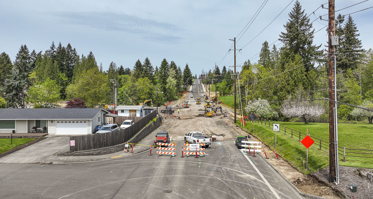 The Northeast 10th Avenue roadway between Northeast 149th Street and Northeast 154th Street in the Salmon Creek area of Clark County is now open to through traffic.