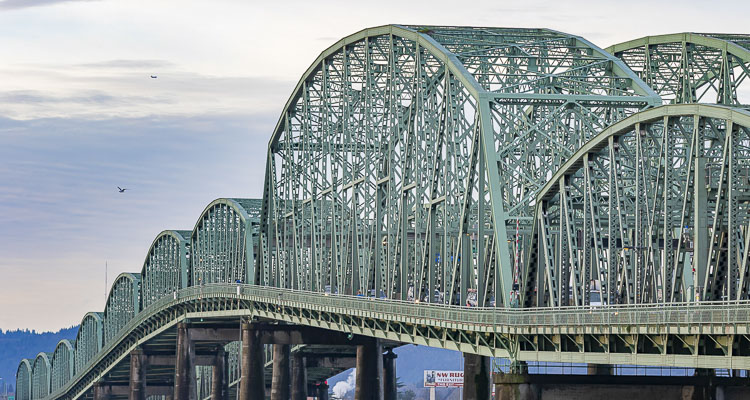 The northbound span of the Interstate Bridge will see closures on two nights this weekend for maintenance.