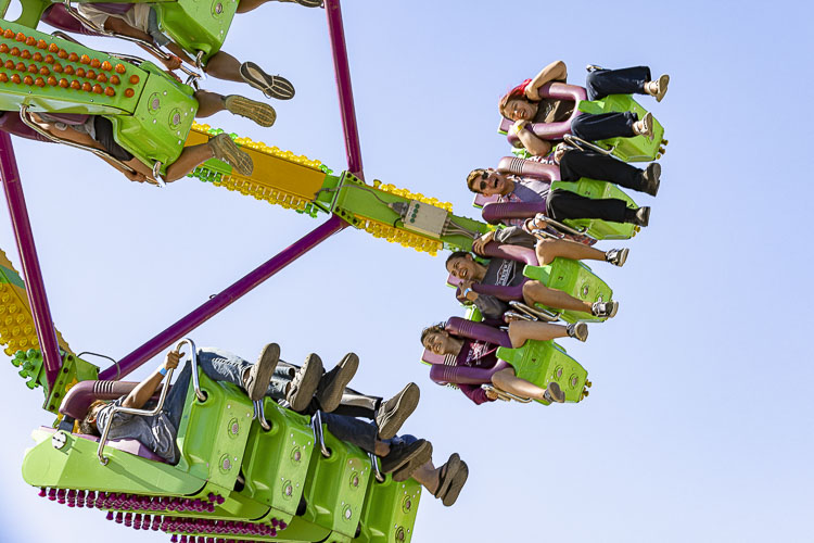 Sunday is the last day of the Clark County Fair, the final day to catch some thrills and scream your lungs out on a ride. Photo by Mike Schultz