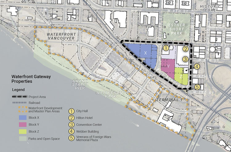 Waterfront Gateway Project Map