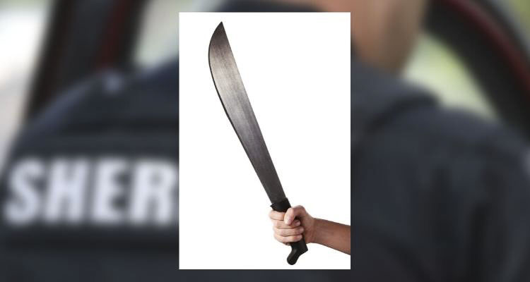 On Monday (Sept. 26), at about 5:45 p.m., Clark County Sheriff’s Office deputies responded to an active physical disturbance involving a machete behind the Globe Lighting business in Hazel Dell.