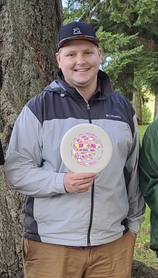 David Gascon, who is inspired to grow the game of disc golf in Clark County, is thrilled to announce a new course for beginners is opening in Battle Ground. The grand opening is Sunday. Photo by Paul Valencia
