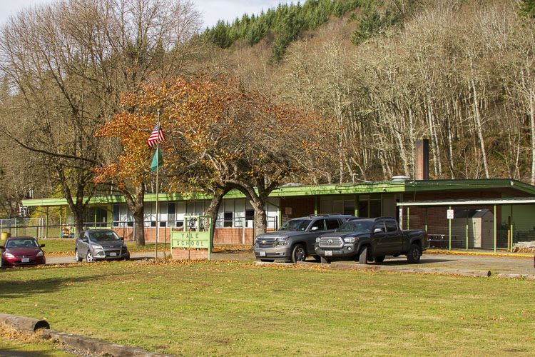 Yale School, TEAM High, and Lewis River Academy don't allow access without verifying visitors' identity before entry. Photo courtesy Woodland School District